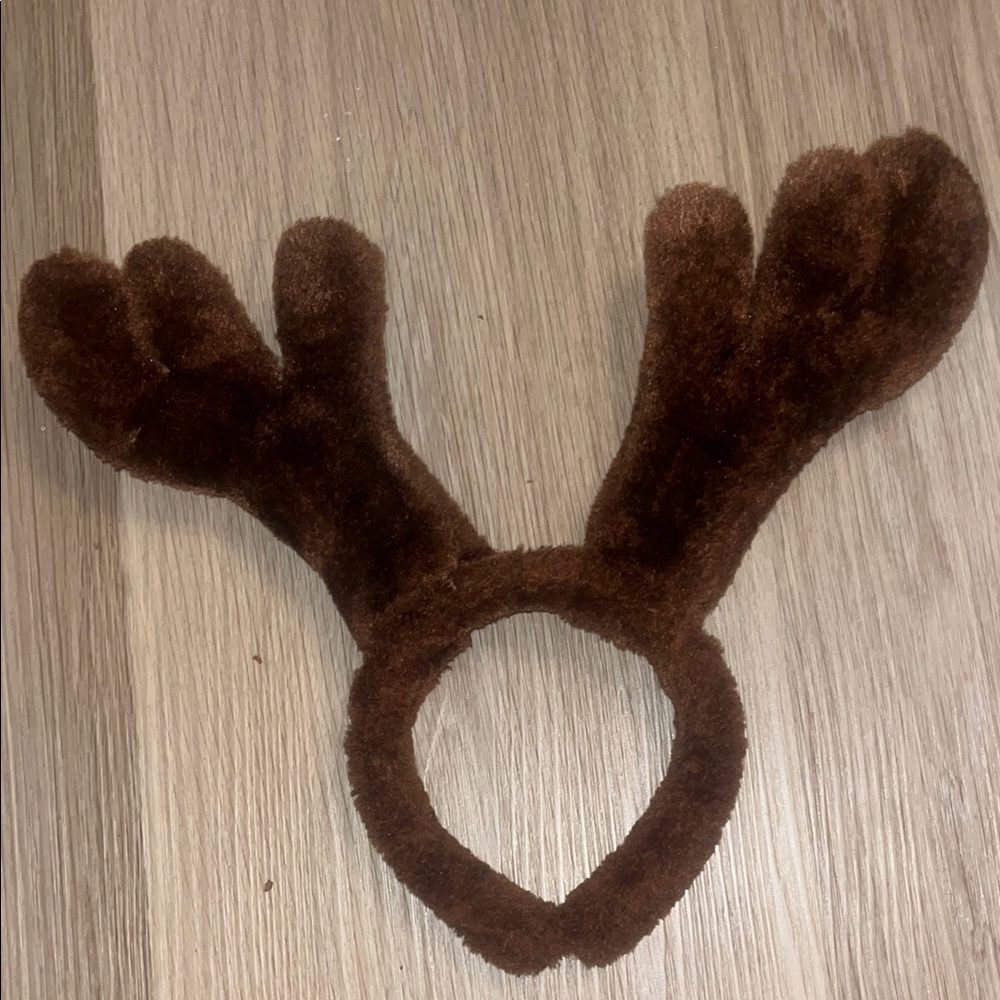 Brown Reindeer Antler Headband